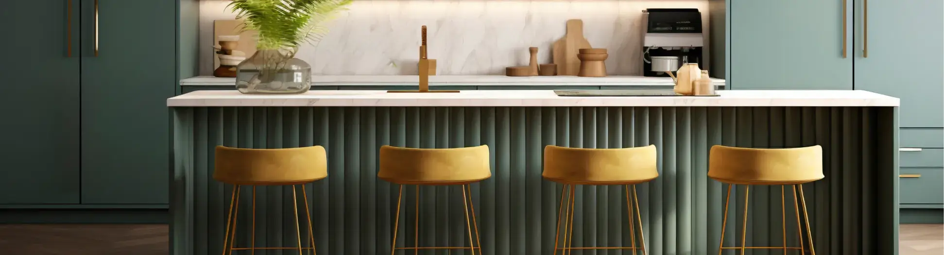a dining room